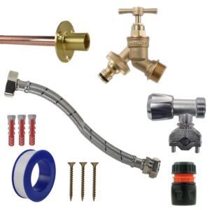 Brass Quick Connect Bib Tap FULL Connection Kit Home & Garden Free Shipping