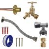 Brass Quick Connect Bib Tap FULL Connection Kit Home & Garden Free Shipping 9