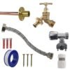 Brass Quick Connect Bib Tap FULL Connection Kit Home & Garden Free Shipping 9