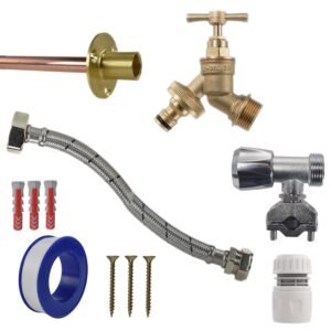 Brass Quick Connect Bib Tap FULL Connection Kit Home & Garden Free Shipping