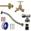 Brass Quick Connect Bib Tap FULL Connection Kit Home & Garden Free Shipping 9