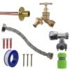 Brass Quick Connect Bib Tap FULL Connection Kit Home & Garden Free Shipping 9