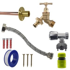 Brass Quick Connect Bib Tap FULL Connection Kit Home & Garden Free Shipping