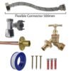 Brass Quick Connect Bib Tap FULL Connection Kit Home & Garden Free Shipping 11