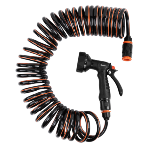 10 Metre Spiral Hose with Multi-Function Sprayer Set Home & Garden Free Shipping