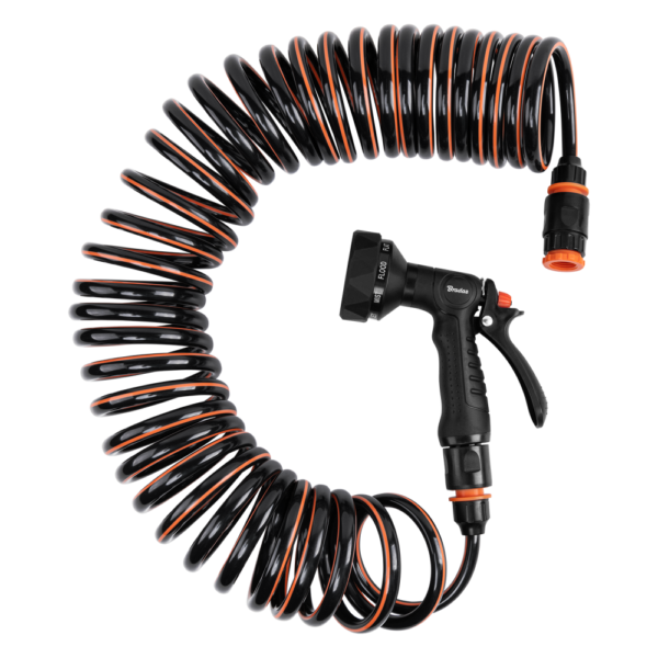 15 Metre Spiral Hose with Multi-Function Sprayer Set Home & Garden Free Shipping 5