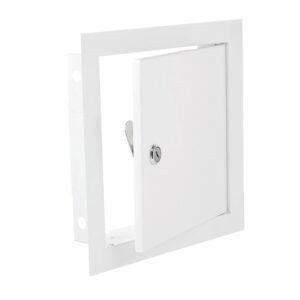 Access Panel Door Metal With Lock, White 200mm x 300mm Home & Garden Free Shipping