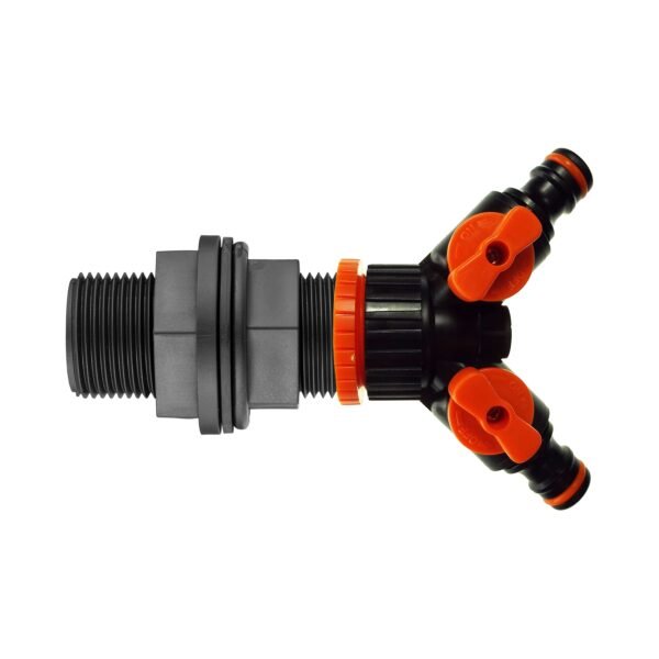 Water Butt Kit ¾” with Two Way Valved Splitter Home & Garden Free Shipping 5