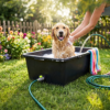 Dog bathtub 65l with drain valve – premium bathing station for dogs & cats uk dogs free shipping 9