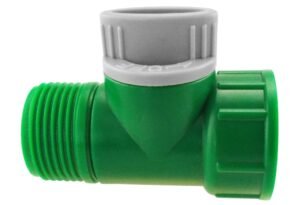 Tap Adapter with Valve 3/4″ BSPM-F Green/Grey Home & Garden Free Shipping