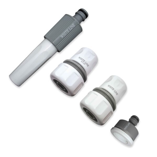 Hose Connectors Set With Nozzle WL Home & Garden Free Shipping 5