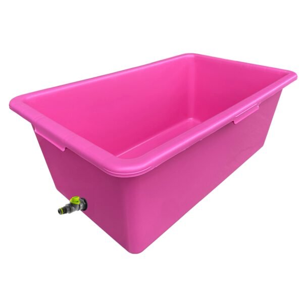 Pink Dog Bath with Drain Valve (Lime) Home & Garden Free Shipping 5