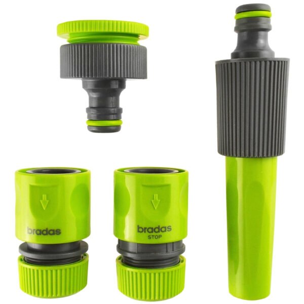 Hose Connectors Set With Nozzle Lime Home & Garden Free Shipping 5
