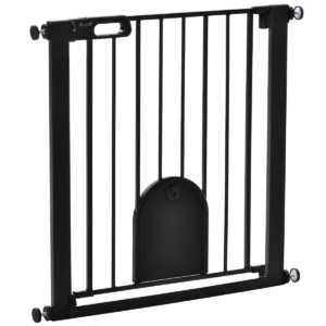 Pet Safety Gate 75-82 cm – Pressure Fit, Auto-Close, Double Lock Horse & Petcare Free Shipping