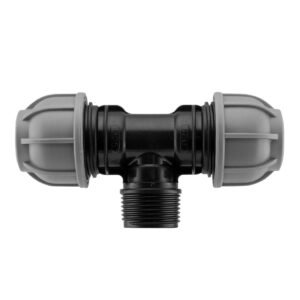 MDPE Tee 50mm – 1.5″ BSPM – 50mm Home & Garden Free Shipping