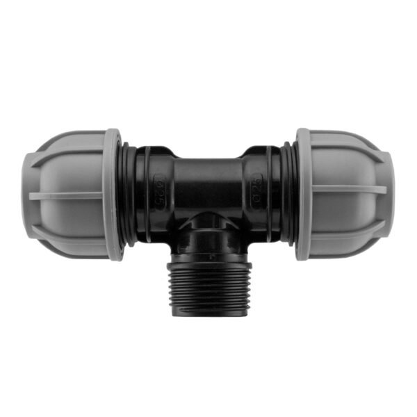 MDPE Tee 50mm – 1.5″ BSPM – 50mm Home & Garden Free Shipping 5
