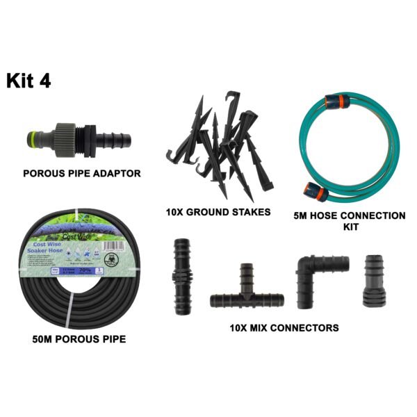 Porous Pipe Kit, POROUS-KIT4 Home & Garden Free Shipping 5