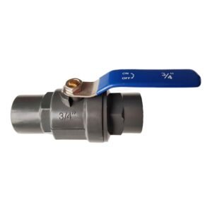 PP 3/4″ BSPF Stopcock with Stainless Steel Ball Valve and Home & Garden Free Shipping