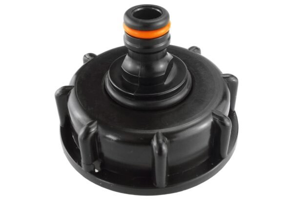 IBC 2” S60X6 Cap with Male Quick Connector Black Home & Garden Free Shipping 5