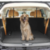 Pet Car Barrier - Adjustable, Ventilated Mesh Guard for Cars