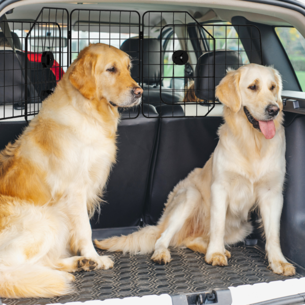 Dog Barrier for Cars and SUVs - Adjustable Width Vehicle Gate