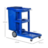Cleaning Cart On Wheels with 3-Tier Shelves - Home Use