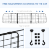 Pet Car Barrier - Adjustable, Ventilated Mesh Guard for Cars