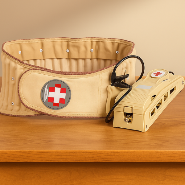 Inflatable Back Support Belt with Foot Pump Health & Personal Care Free Shipping 5