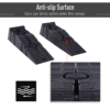 Heavy Duty Plastic Car Lifting Ramps with Anti-Skid Surface 2 Piece 2.5 T