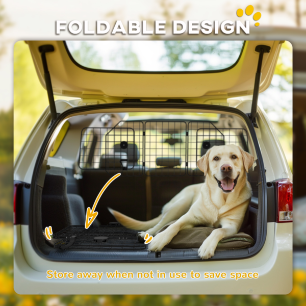 Dog Barrier for Cars and SUVs - Adjustable Width Vehicle Gate