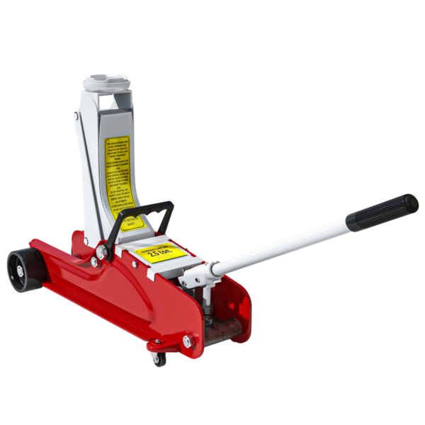 Hydraulic Low-Profile Car Jack with 8–38cm Range, Red 2.5T
