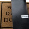 Doormat 60cm x 40cm – ‘welcome and leave by 9:00’ – outdoor indoor entrance door mat uk doormats free shipping 2
