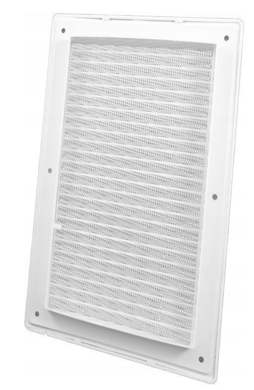 Louvre vent white dl/140x210 rw lux with fly mesh – louvre air vent cover uk louvre vents free shipping 11