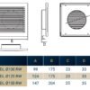 Louvre vent white dl/100 rw lux with fly mesh – louvre air vent cover uk louvre vents free shipping 13