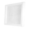 Louvre vent white dl/100 rw lux with fly mesh – louvre air vent cover uk louvre vents free shipping 2