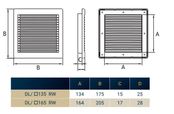 Louvre vent white dl/135 rw lux with fly mesh louvre vents free shipping 12