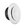 White Metal Extract Ceiling Valve 125mm – Anemostat EV Anemostats Free Shipping 89