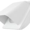 External White Louvre Vent KRD/100 fi100mm Home & Garden Free Shipping 95