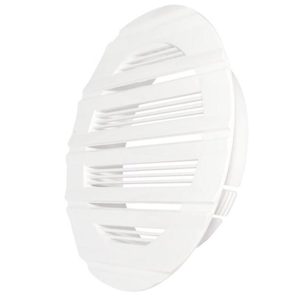Louvre vent round bella 125mm white – louvre air vent cover uk louvre vents free shipping 31