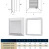 Louvre vent white duo smart 135 fi 125mm with fly mesh – louvre air vent cover uk louvre vents free shipping 5