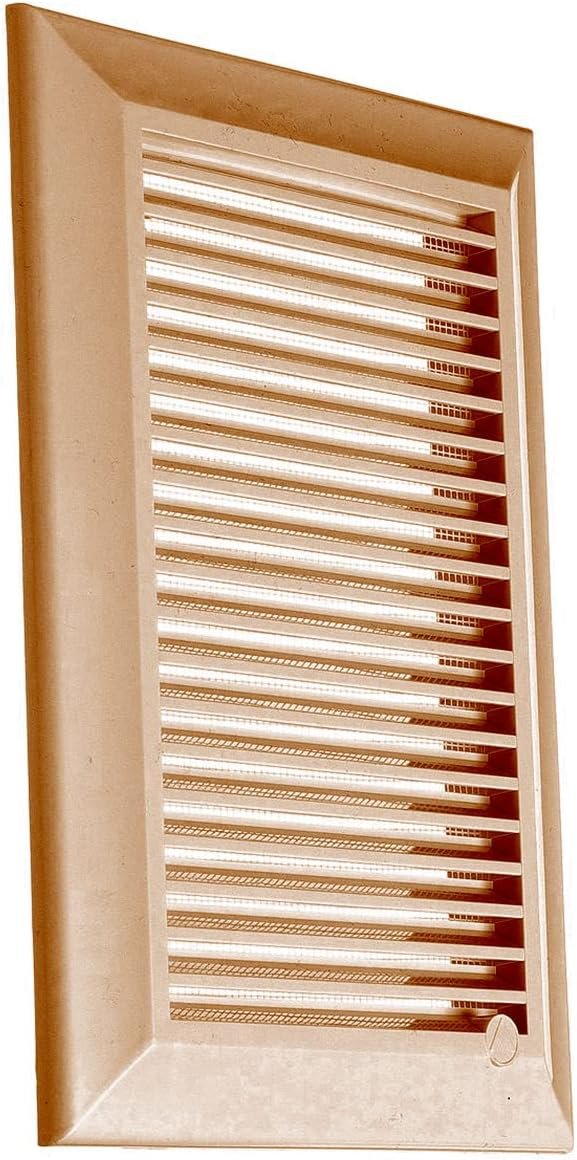 Louvre vent duo smart 90/240 brown 90mm x 240mm with fly screen louvre vents free shipping 35