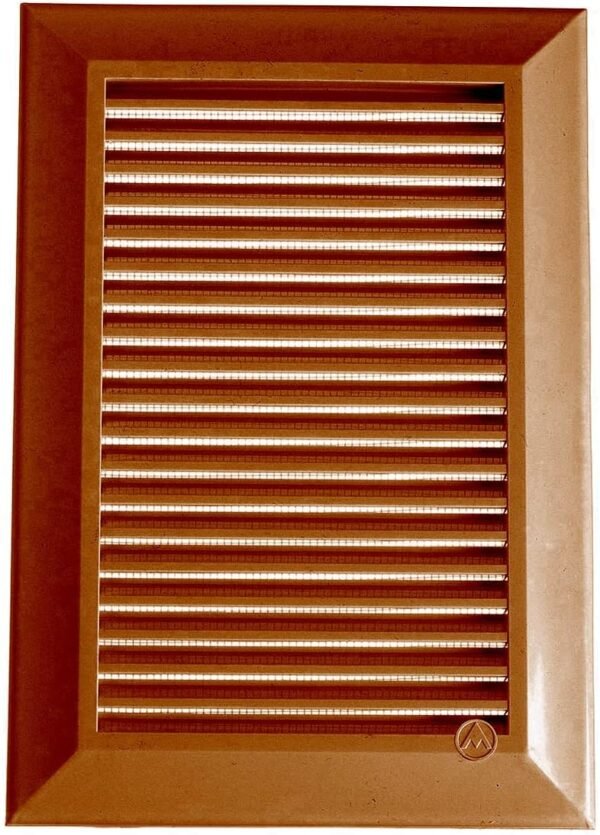 Louvre vent duo smart 90/240 brown 90mm x 240mm with fly screen louvre vents free shipping 31