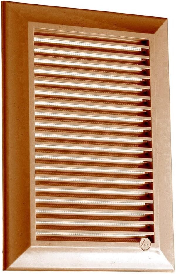 Louvre vent duo smart 90/240 brown 90mm x 240mm with fly screen louvre vents free shipping 37