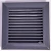 Louvre Vent Graphite Duo Smart 135G 135mm With Fly Mesh Louvre Vents Free Shipping 111