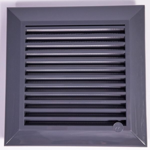 Louvre Vent Graphite Duo Smart 135G 135mm With Fly Mesh Louvre Vents Free Shipping 55