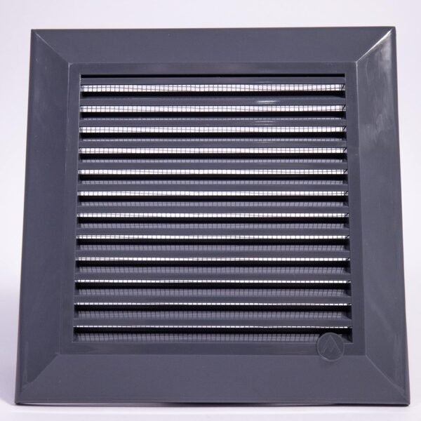 Louvre Vent Graphite Duo Smart 135G 135mm With Fly Mesh Louvre Vents Free Shipping 45