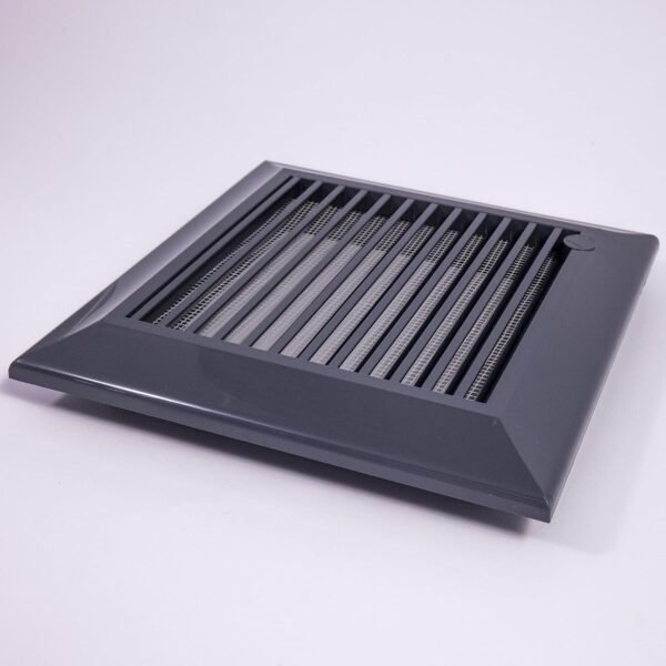 Louvre Vent Graphite Duo Smart 135G 135mm With Fly Mesh Louvre Vents Free Shipping 53