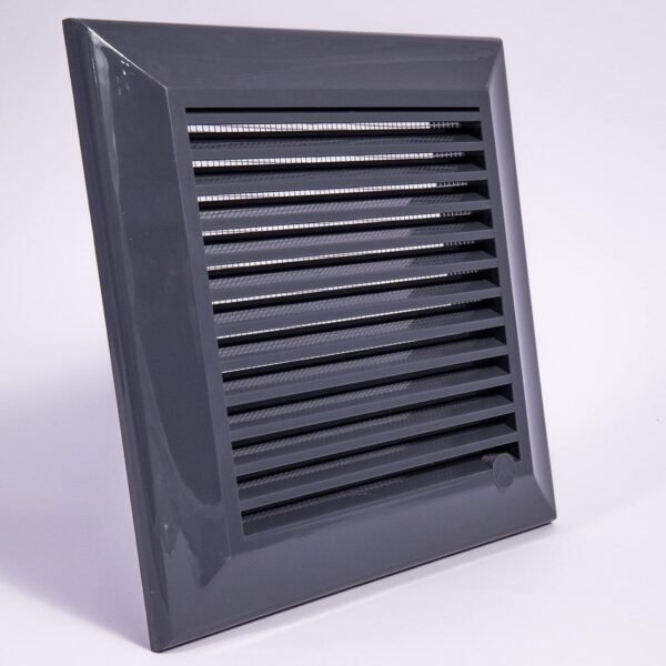 Louvre Vent Graphite Duo Smart 135G 135mm With Fly Mesh Louvre Vents Free Shipping 39