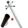 Clothes Pole Set: Heavy-Duty Galvanised Laundry Outdoor Description: Two heavy-duty galvanised clothes poles designed for reliable daily use. Perfect for indoor laundry lines or outdoor drying spaces, these rust-resistant poles come in a 2-pack to suit multiple lines or zones in your home. – Material: galvanised steel with corrosion-resistant finish – Includes: 2 poles (brackets and fixings not included) – Versatile: suitable for indoor laundry areas, patios, or garden lines – Maintenance: wipe clean; avoid abrasive cleaners Home & Garden Free Shipping 11
