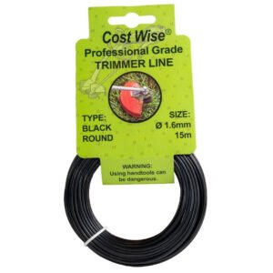 Strimmer Line Black Round 1.6mm x 15m New Arrivals Free Shipping 5